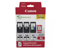 Canon Zestaw 3 tuszów PG-560XL x 2 + CL-561XL x 1 + papier foto 50 - 1227037 - zdjęcie 2
